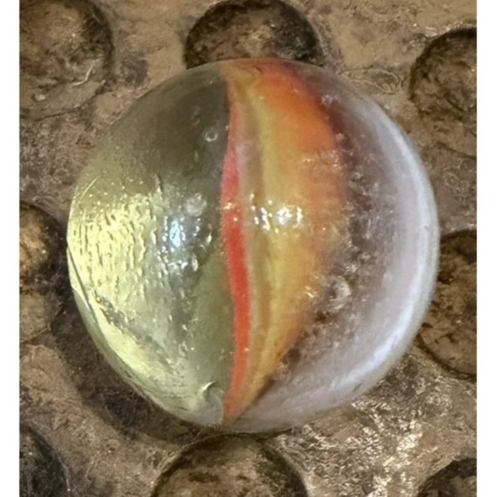 Antique German Handmade Swirl Marble 27mm(1.07